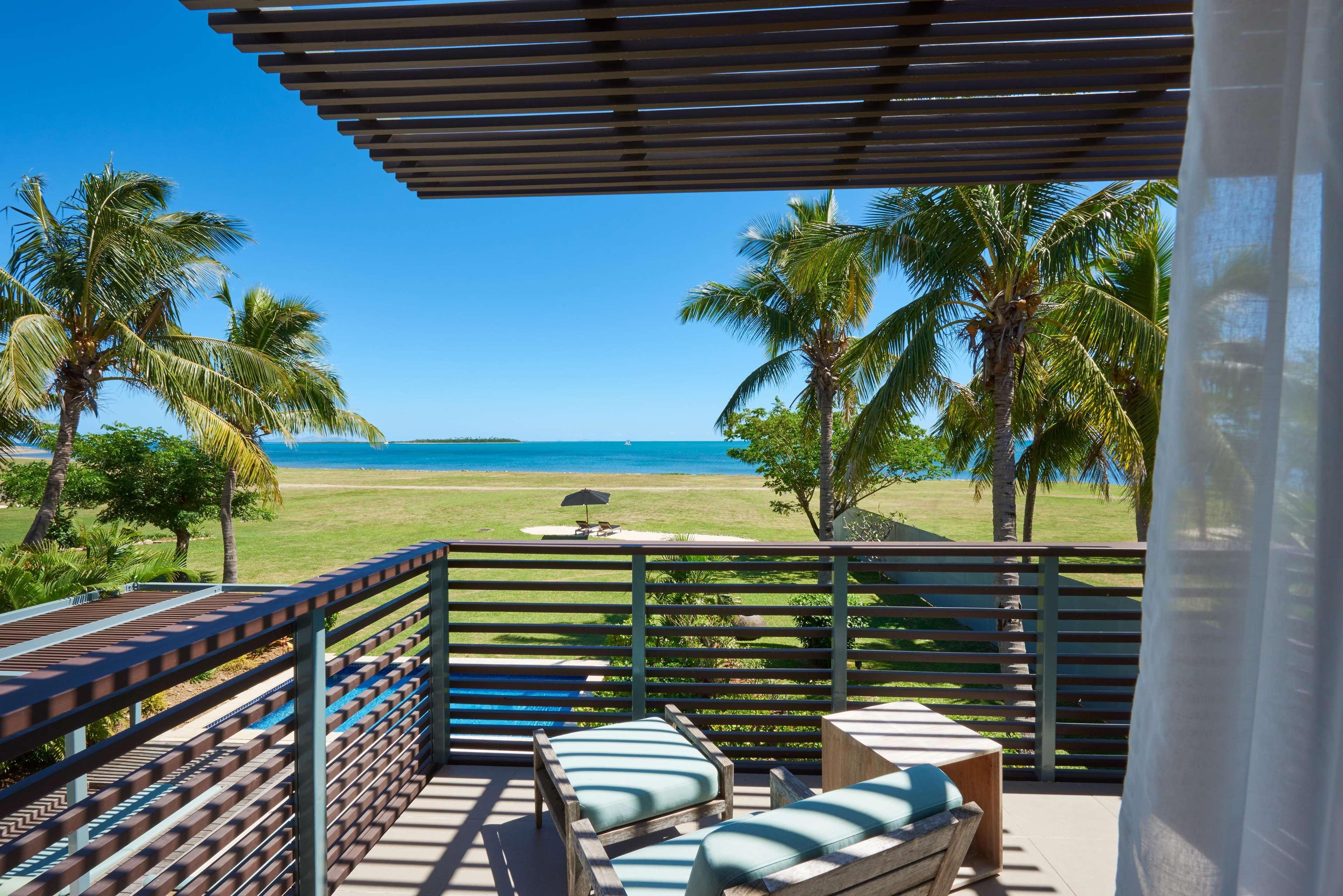 ฮิลตัน ฟิจิ บีช รีสอร์ต แอนด์ สปา Hotel Denarau Island ภายนอก รูปภาพ View from a guest room at the Sheraton Resort Fiji