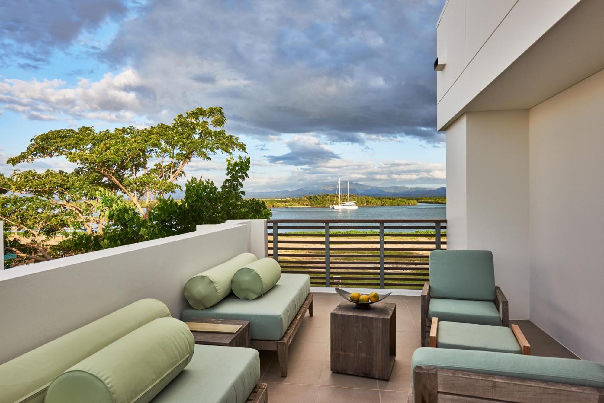 ฮิลตัน ฟิจิ บีช รีสอร์ต แอนด์ สปา Hotel Denarau Island ภายนอก รูปภาพ View from a private balcony at the Ritz-Carlton, San Juan